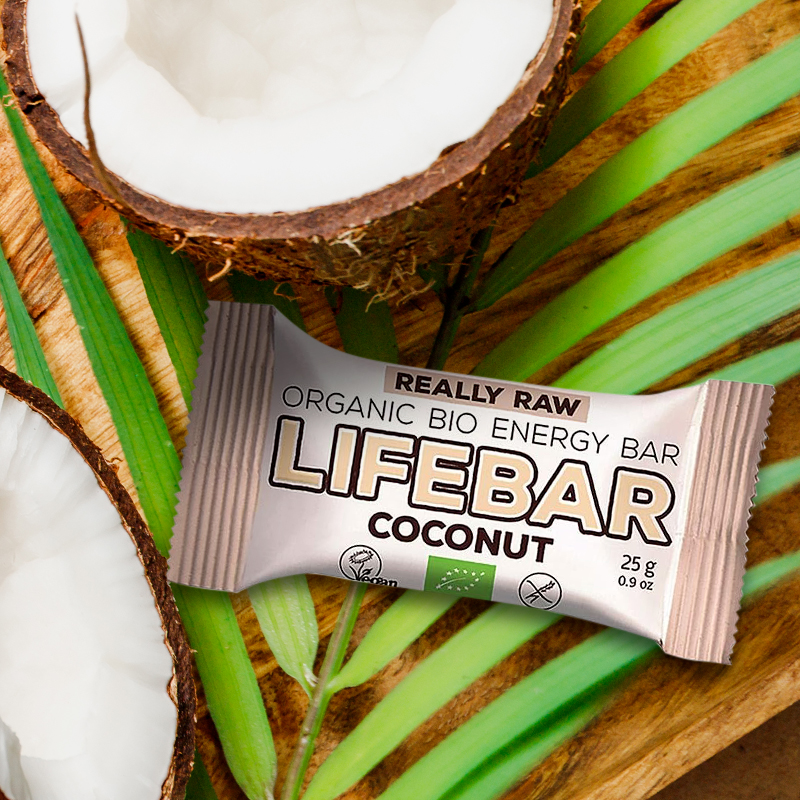 LifeFood - Tyčinka Lifebar kokosová BIO