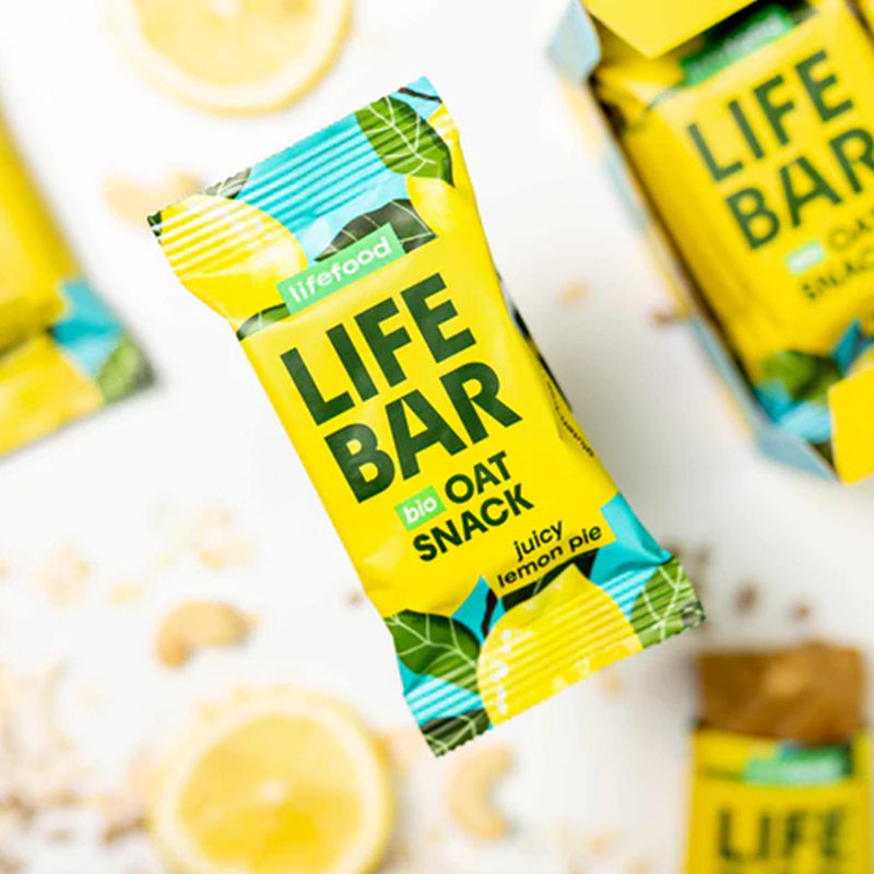 LifeFood - Tyčinka Lifebar Oat Snack citronový BIO